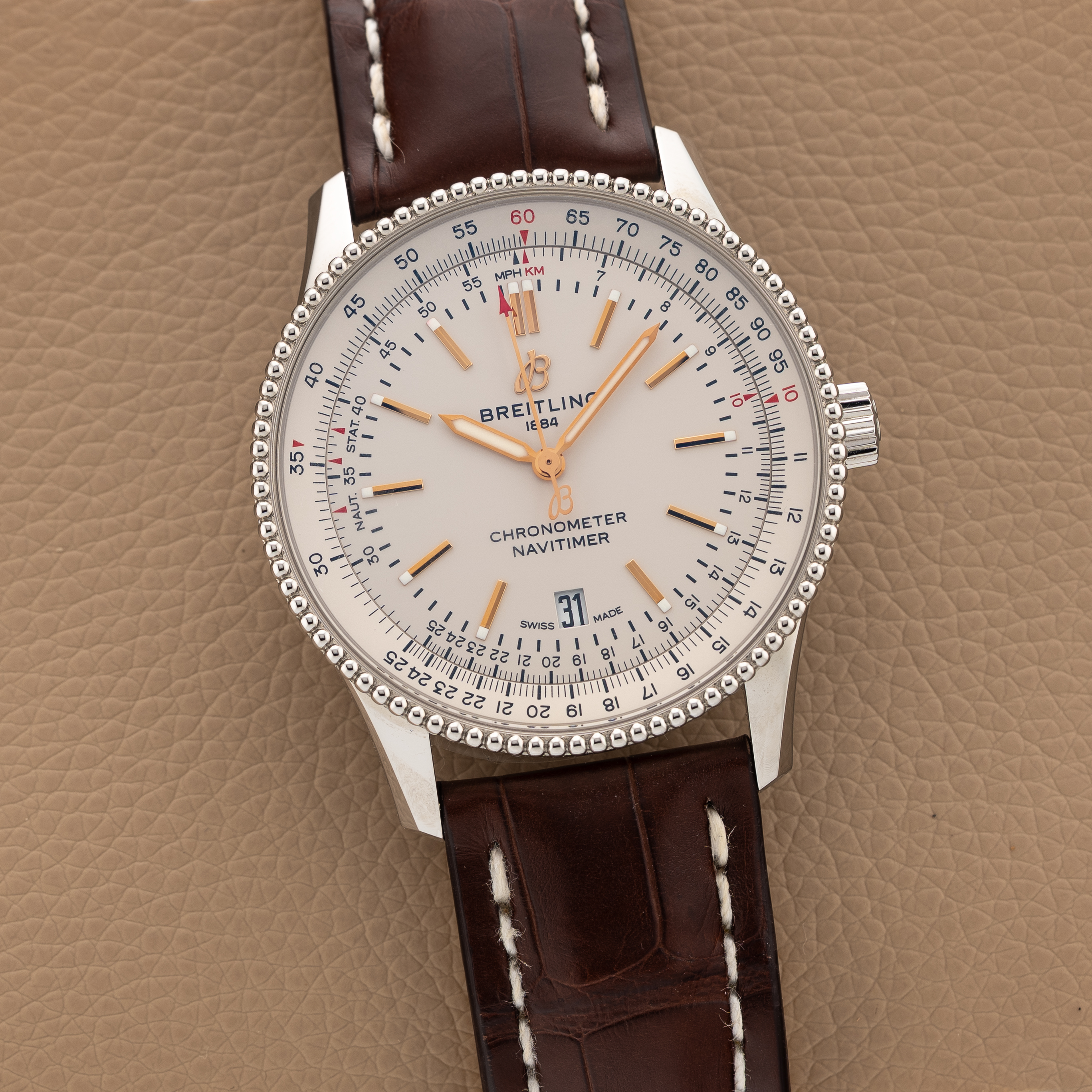 Breitling Navitimer Automatic 41 Stainless A17326 - 100% Complete
