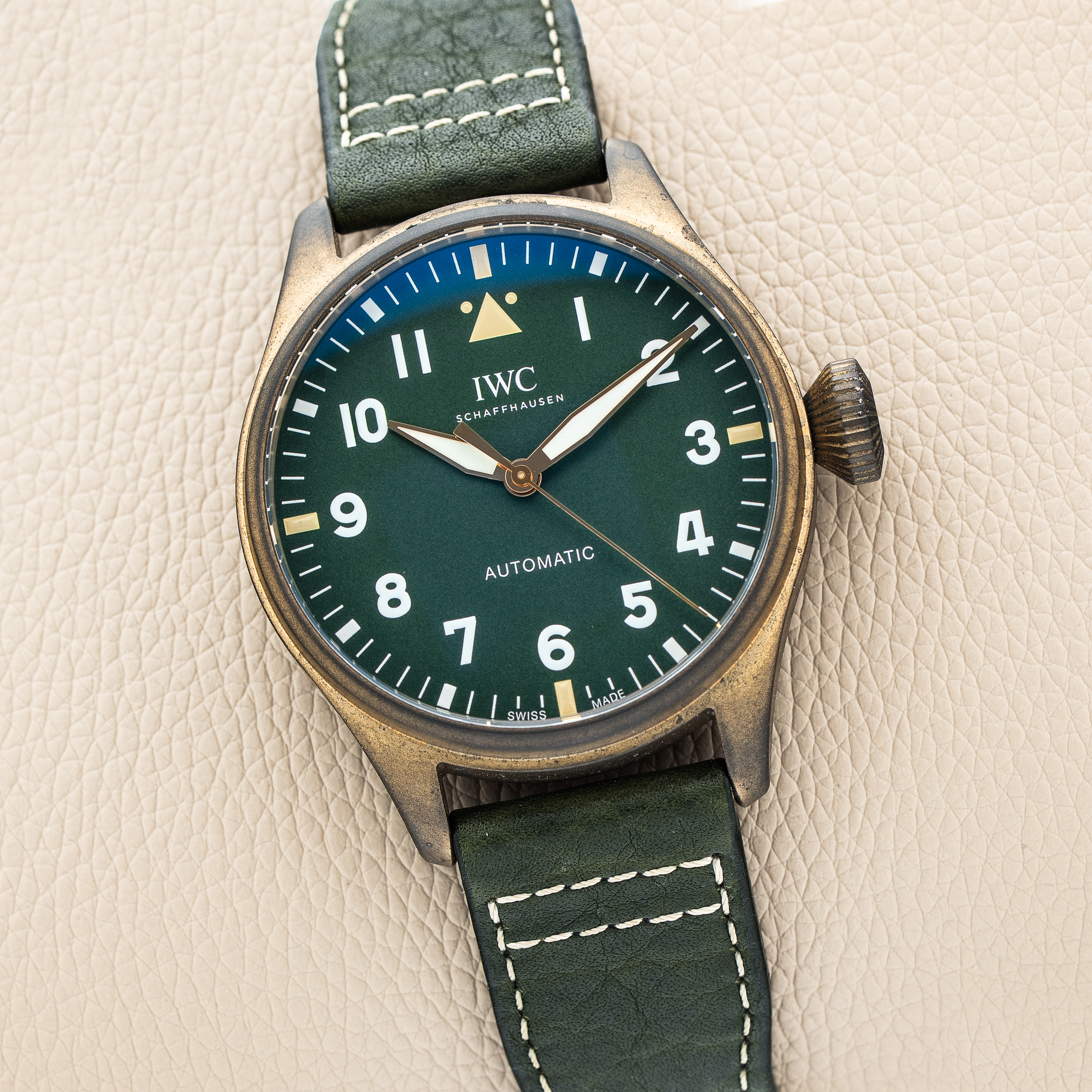 IWC Big Pilot Spitfire 43 Bronze Green Dial - 100% Complete March 2025
