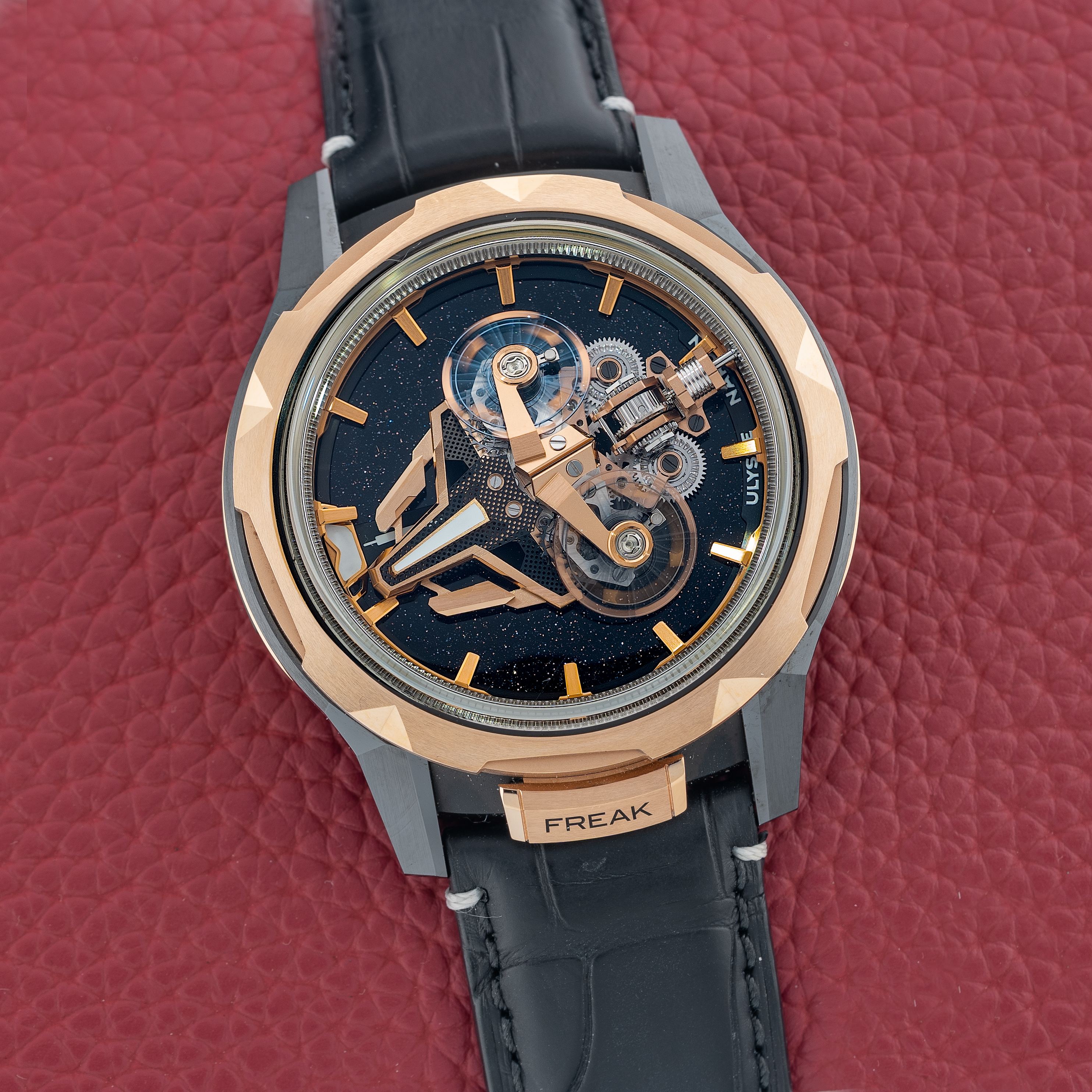 Ulysse Nardin Freak S 'Spaceship' Special Limited Edition 75 Pieces Aventurine Starry Dial 2513-500LE - 100% Complete & As-New