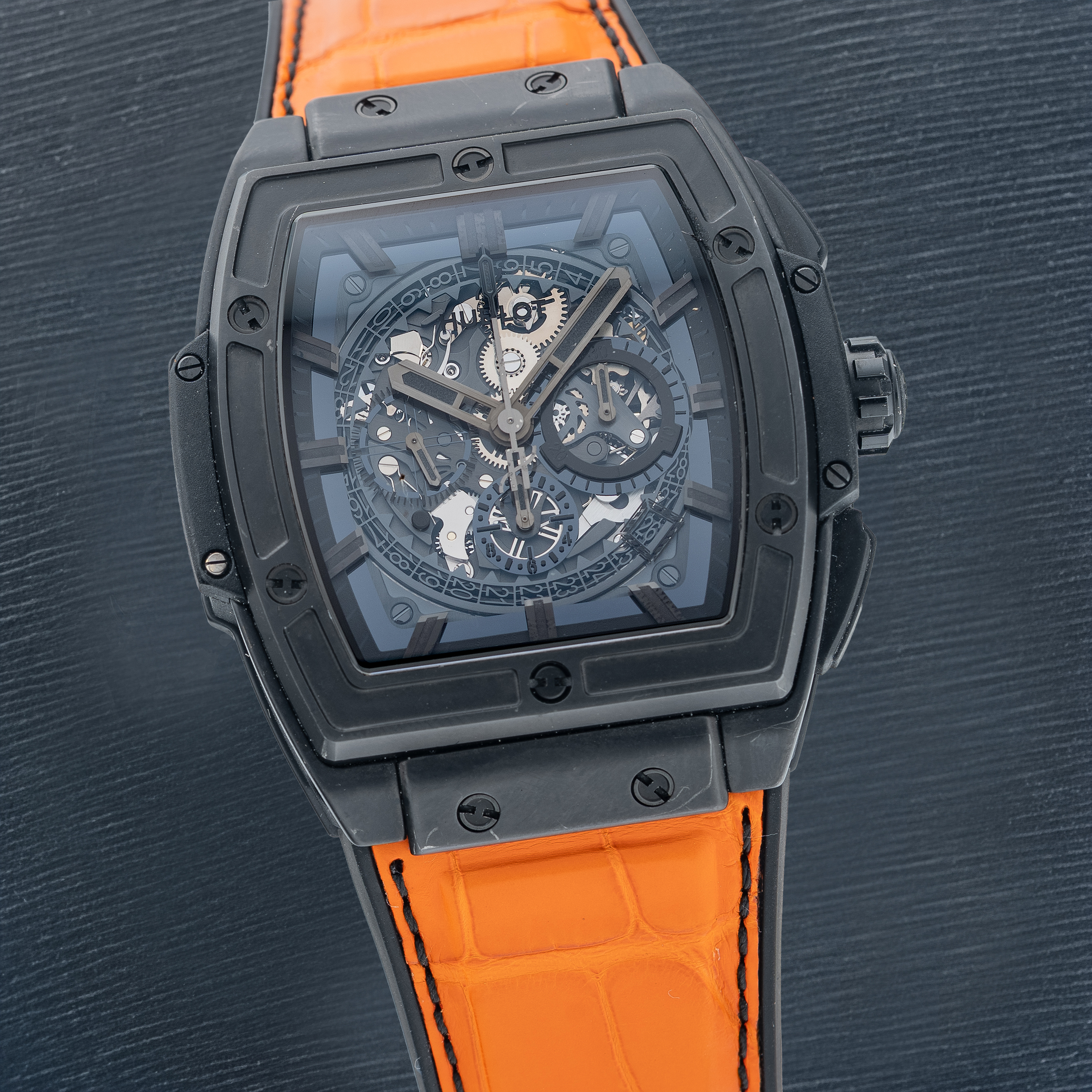 Hublot Spirit of Big Bang Skeleton Chronograph 'All Black' 45 Ceramic - Special Edition 500 Pieces - 100% Complete