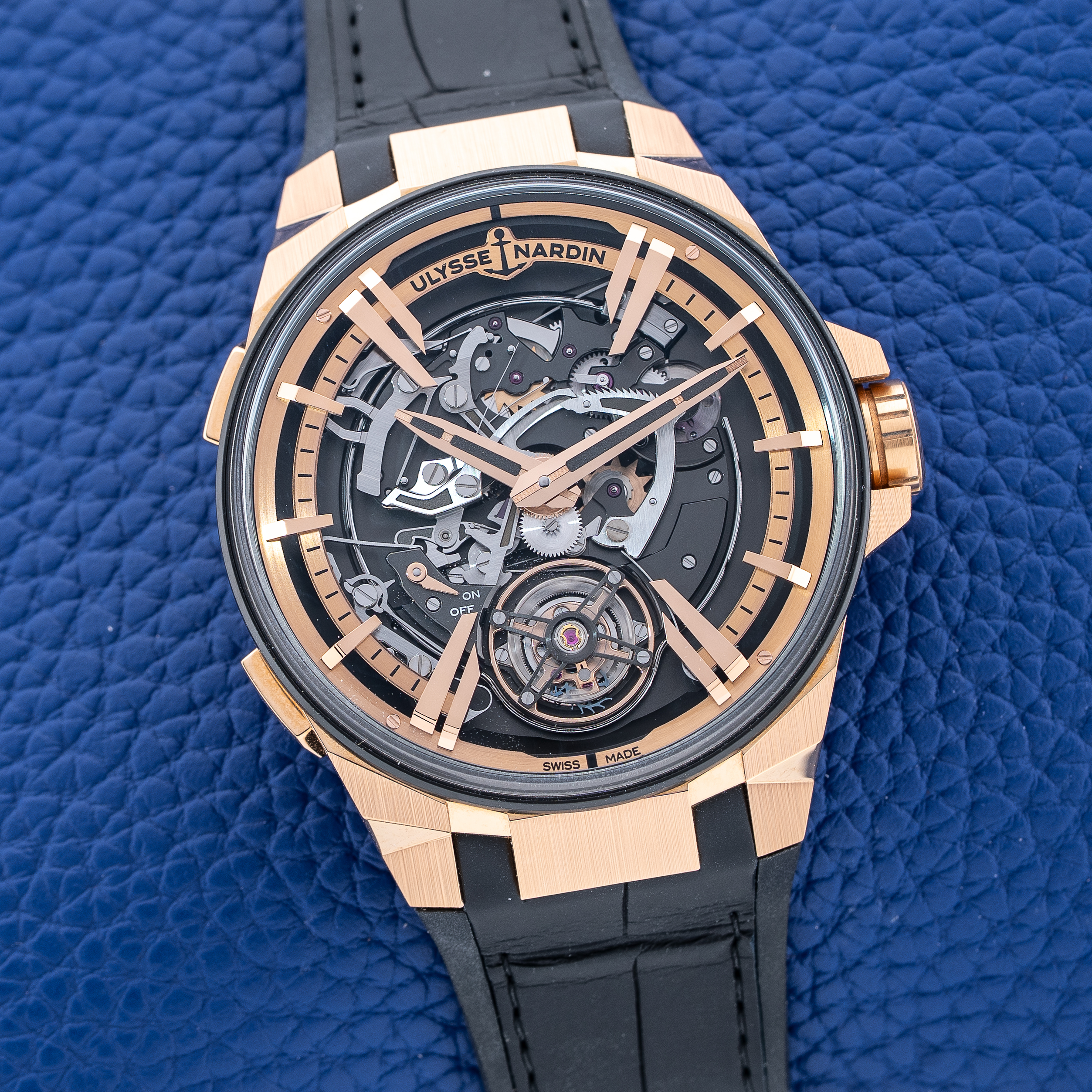 Ulysse Nardin Blast Hourstriker Minute Repeater Tourbillon 18k Rose Gold Titanium - 6215-400-02