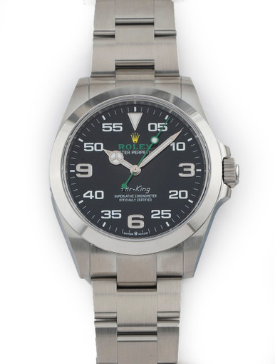 Rolex Rolex Air-King 40 Speedometer Dial (Newest Model w Crown Guards) - 100% complete 06/2023