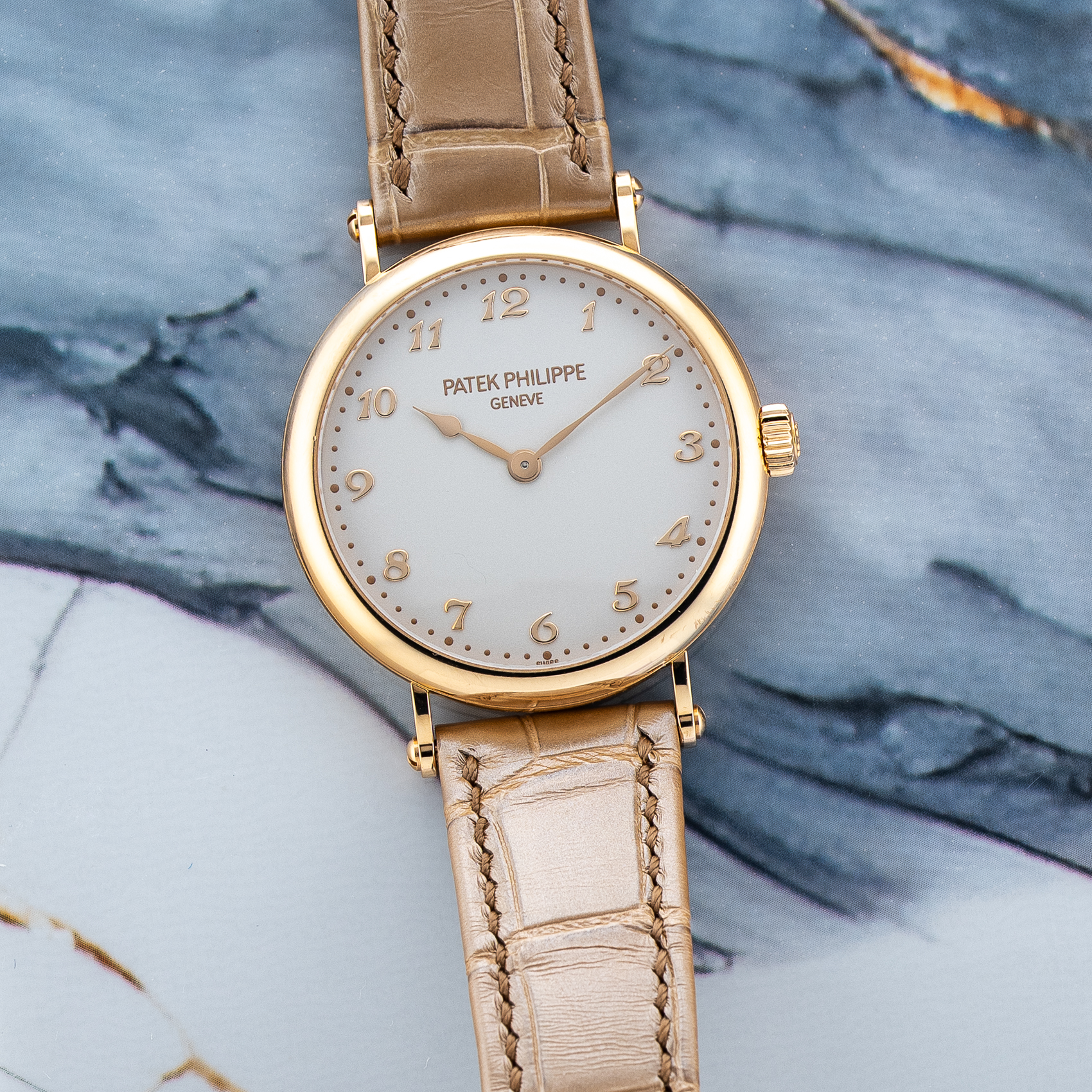 Patek Philippe Ladies Calatrava 35mm 18k Rose Gold Automatic - 100% Complete & As-New