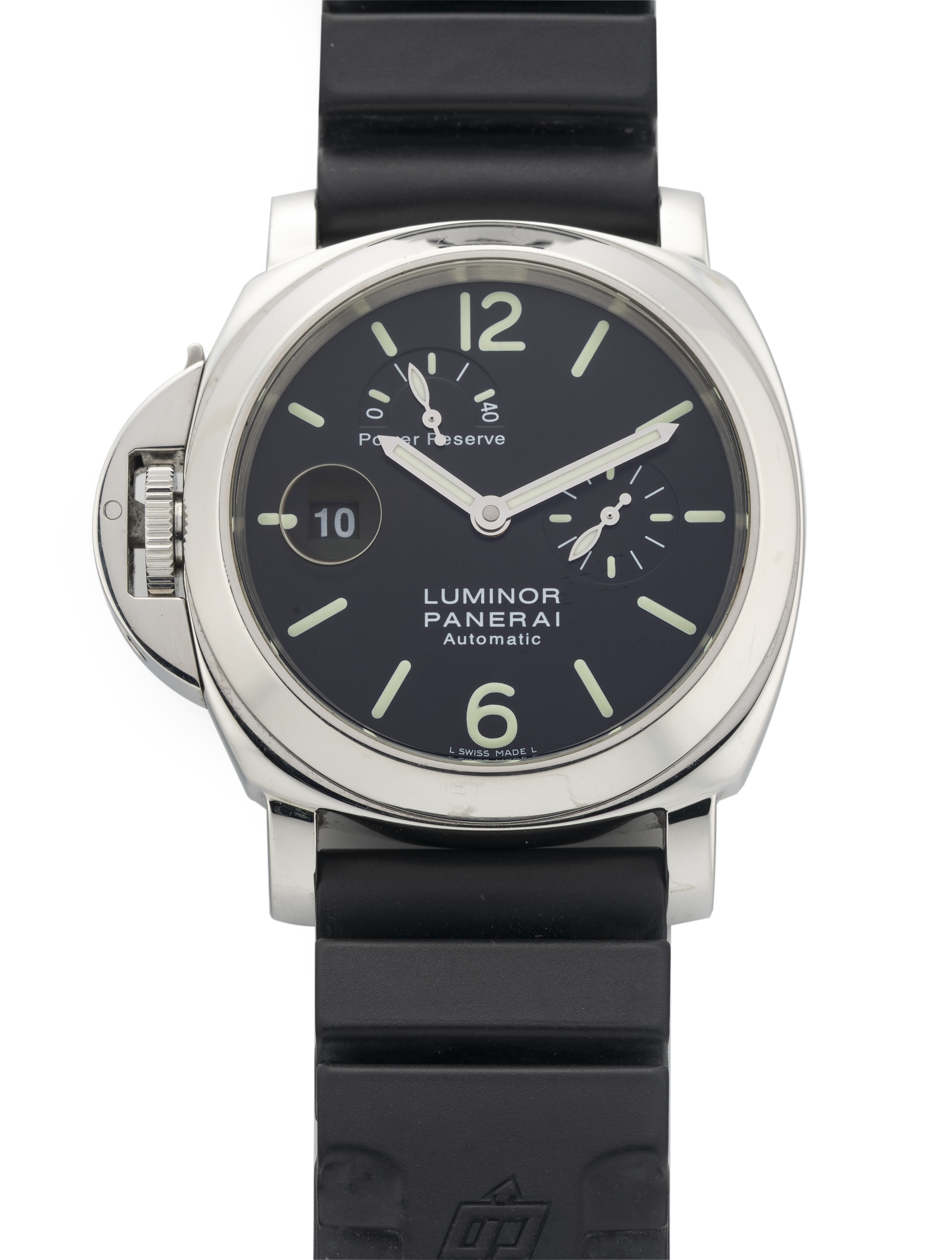 Panerai Luminor Power Reserve 44 Automatic 'Destro' (left-handed) PAM123 - Discontinued & Very Rare