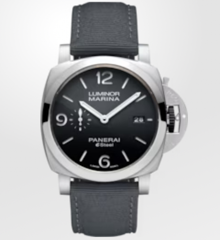 Panerai Luminor Marina 44 Automatic eSteel Grigio Roccia (Gray Gradient) Dial - Boutqieu Exclusive