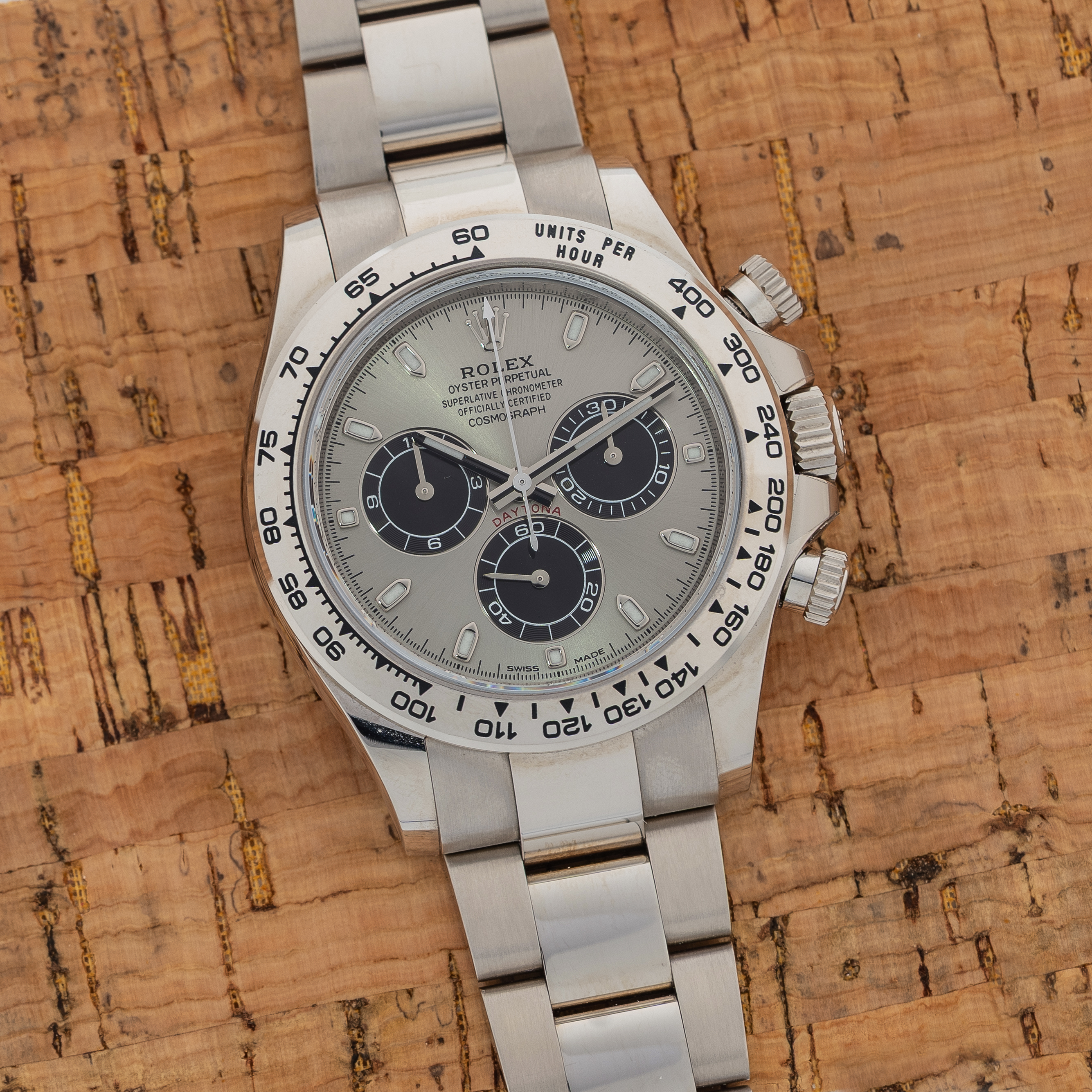 Rolex Daytona Chronograph 18k White Gold Panda Ghost - 100% Complete